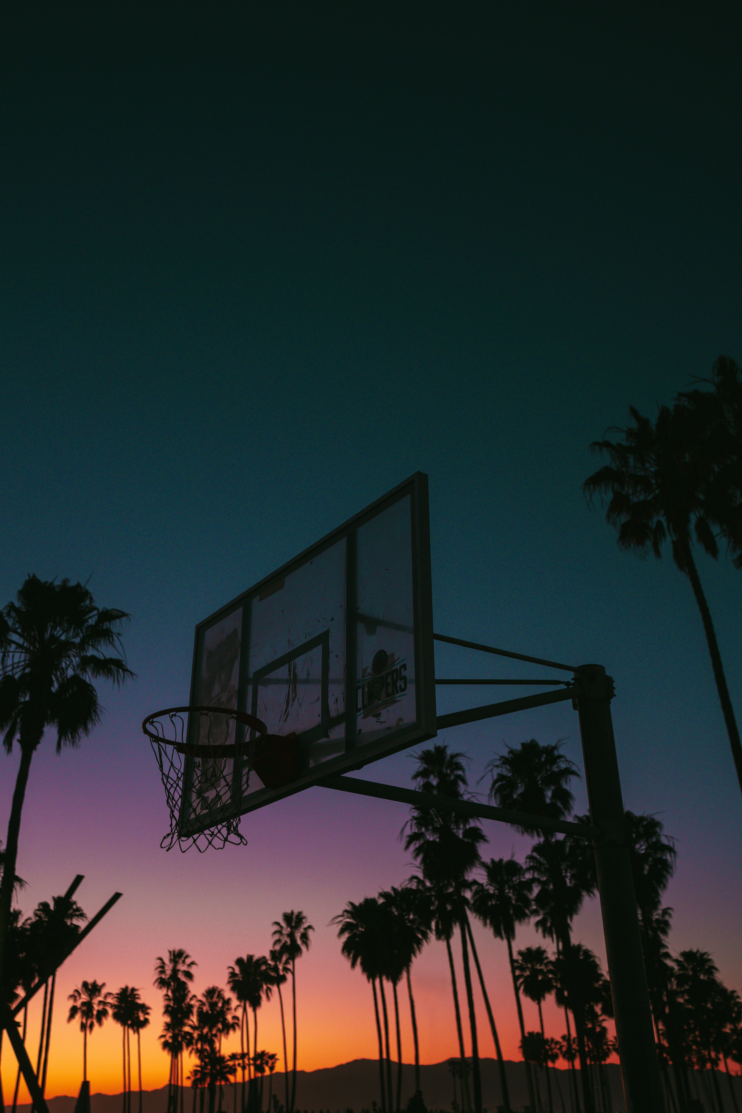Venice Beach basketball court